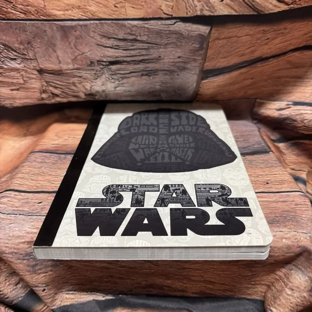 Star Wars Notebook Darth Vader Composition Journal Word Art Tri-Coastal Design